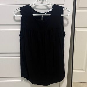 Sonoma Black Sleeveless Top Size Small NWOT